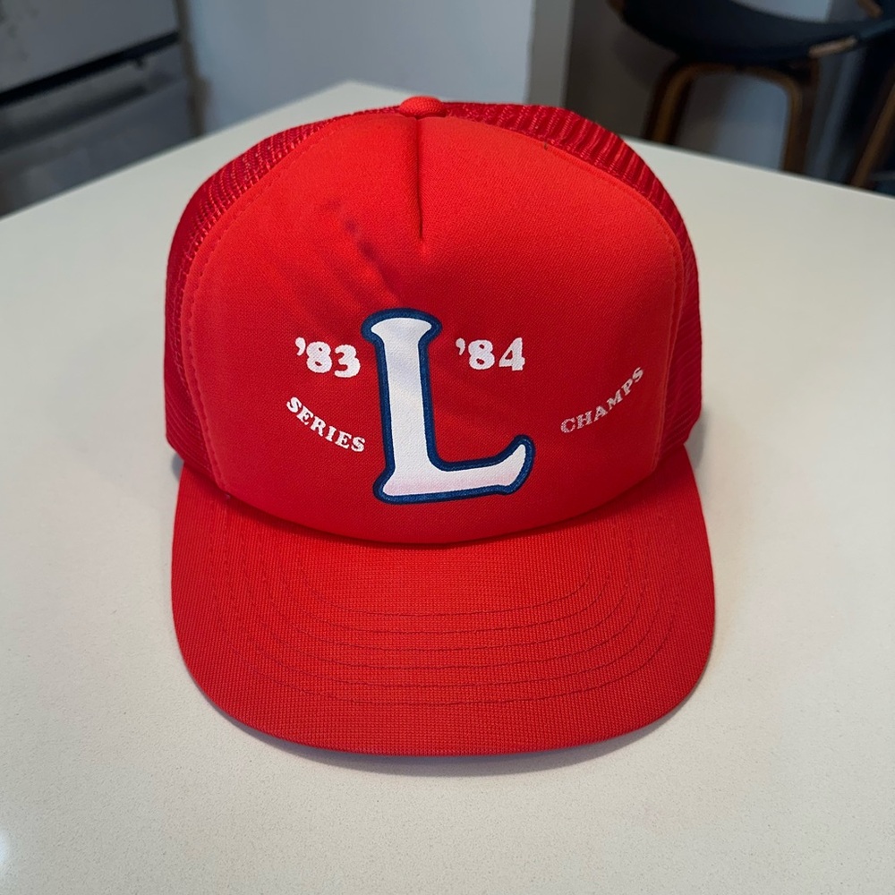 Vintage Baseball SnapBack Red